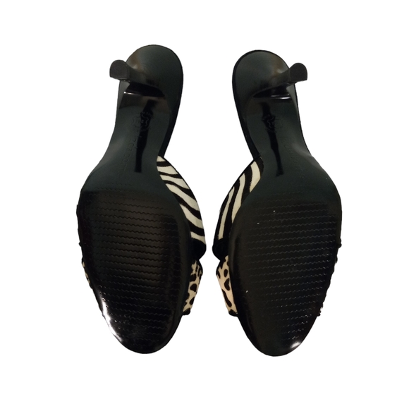 Liz Claiborne Animal Print Heeled Sandals | US 9 - Picture 4 of 8